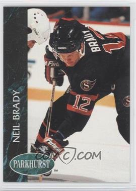 1992-93 Parkhurst #124 - Neil Brady - Courtesy of CheckOutMyCards.com