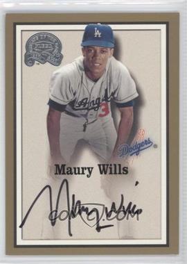2000 Greats of the Game Autographs #89 - Maury Wills - Courtesy of CheckOutMyCards.com