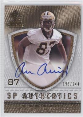 2008 SP Rookie Threads SP Authentics #SPAA - Adrian Arrington/244 - Courtesy of CheckOutMyCards.com