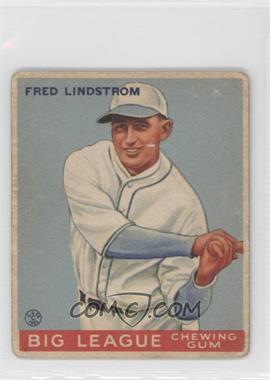 1933 Goudey #133 - Fred Lindstrom RC (Rookie Card) - Courtesy of CheckOutMyCards.com
