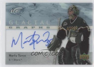 2007-08 Upper Deck Ice Glacial Graphs #GGMT - Marty Turco - Courtesy of CheckOutMyCards.com