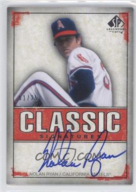 2008 SP Legendary Cuts Classic Signatures #NR - Nolan Ryan/25 - Courtesy of CheckOutMyCards.com