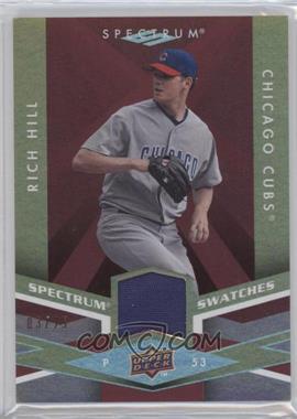 2009 Upper Deck Spectrum Spectrum Swatches Patch #SSHI - Rich Hill/25 - Courtesy of CheckOutMyCards.com