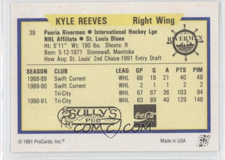 Kyle Reeves Hockey
