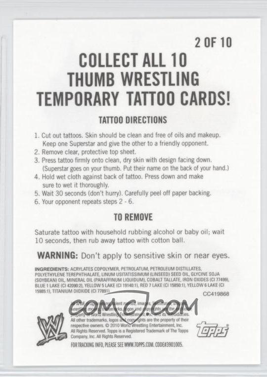 Rumble Pack WWE Tattoos #2