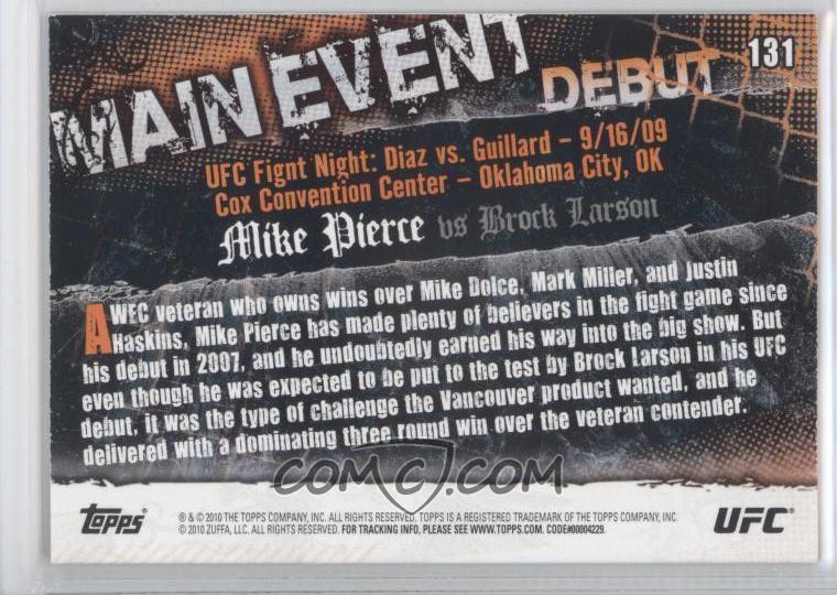 Mike Pierce Brock Larson. Book Price: $1.25; Ask Price: $0.19; Savings: 85%; 4 in stock