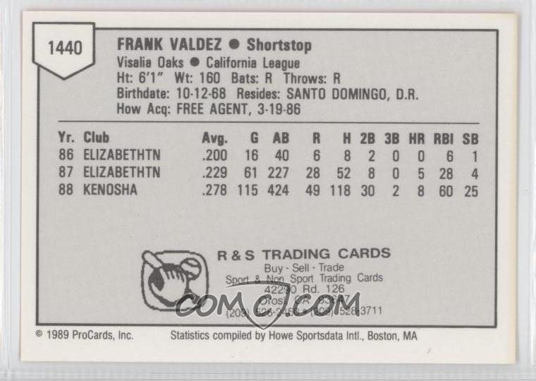 Frank Valdez Baseball