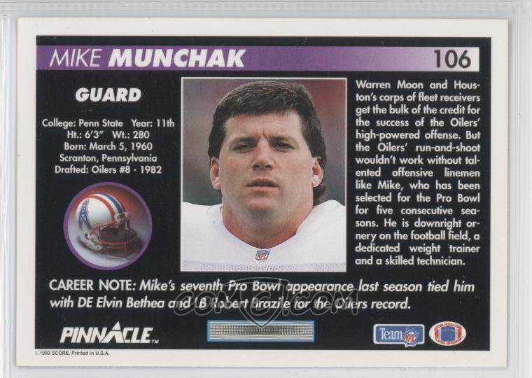 Mike Munchak Football Cards - CheckOutMyCards.com 