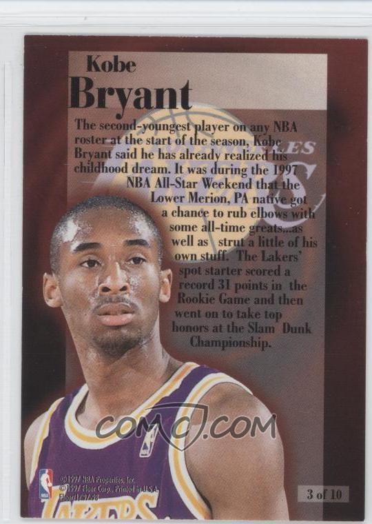 Kobe Bryant Rookie Pictures. Kobe Bryant