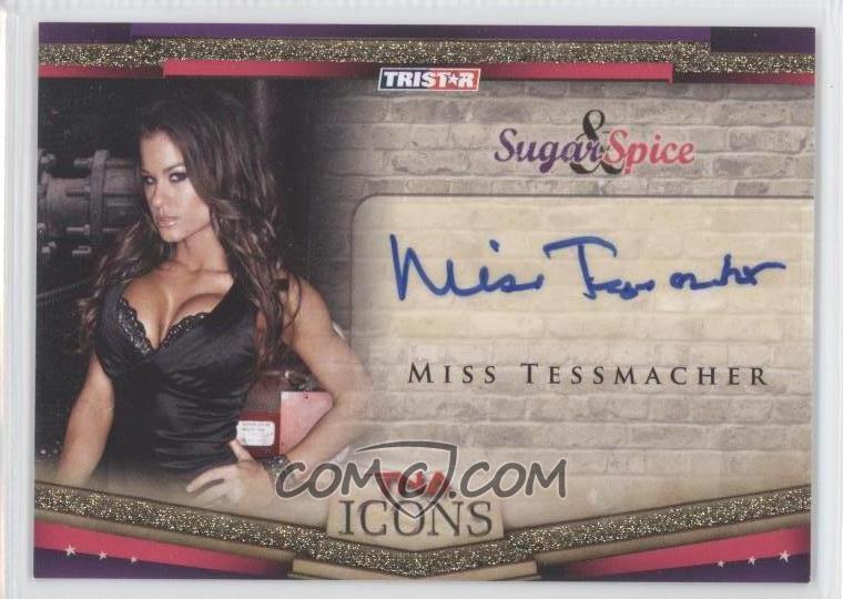 2010 TriStar TNA Icons Sugar and Spice Autographs Gold SS11 Miss