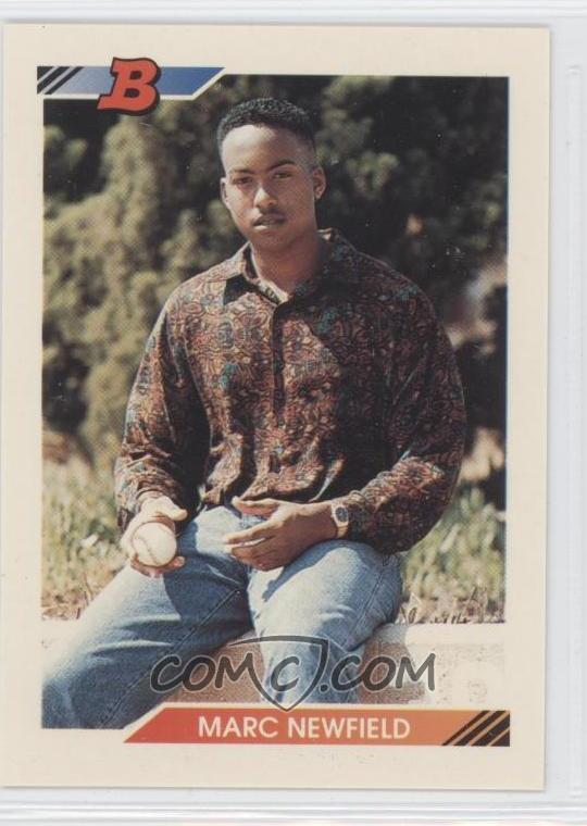 1992 bowman baseball cards matching  1992 bowman 406 marc newfield