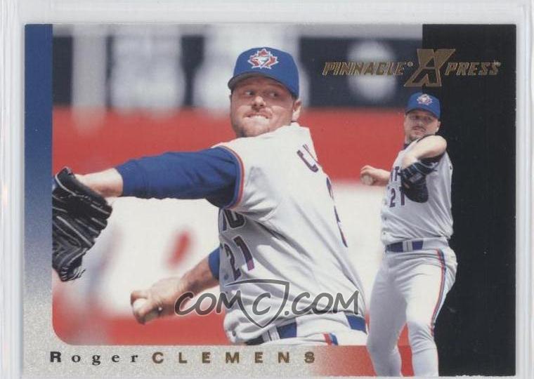 google 1997. GOOGLE#39;s 1997 Pinnacle X-Press Roger Clemens Baseball Cards