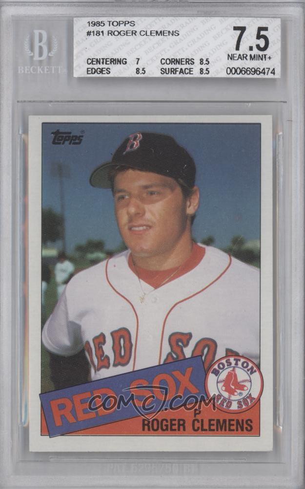 roger clemens rookie. Roger Clemens RC (Rookie Card)